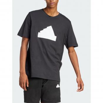 Adidas T-Shirt Future Icons Badge of Sport IZ1621 Schwarz Regular Fit L male