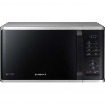 Samsung MS23K3515AS/EG Mikrowelle / 800 W / 23 L Garraum / Kratzfester Keramik-Emaille-Inneraum