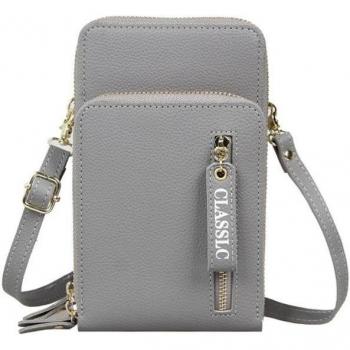 Zipper Flap Cross-body Mobile Phone Bag for Women