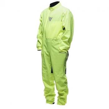 DAINESE Combinaison de pluie moto ultralégère, Jaune fluo