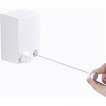Séchoir mural invisible – Corde 4,2 m en acier inox
