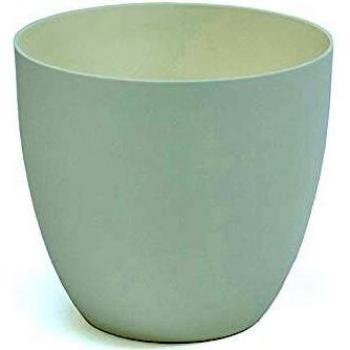 Pot de fleurs rond blanc Tes