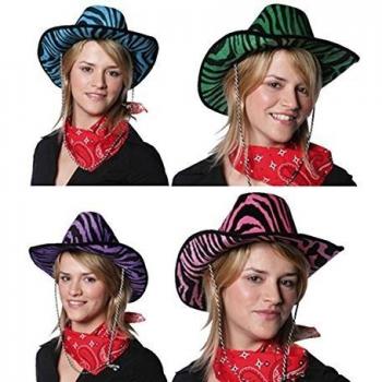 Chapeau de cowboy zèbre Rubie's