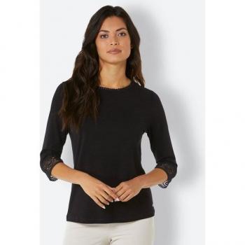 Elegantes 3/4-Arm-Shirt aus Lyocell von CREATION L