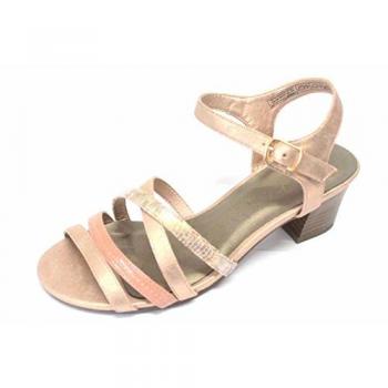 JANE KLAIN Damen Sandalen, Modell 282 179, Pink (Rosegold)