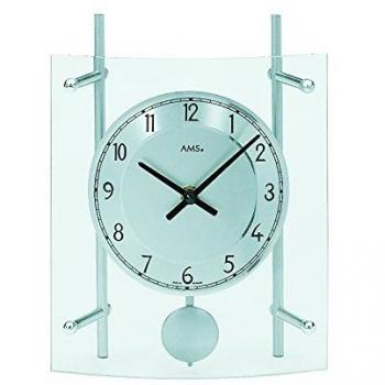 AMS T135 Bunt-Holz Pendeluhr – 33 × 27 × 15 cm