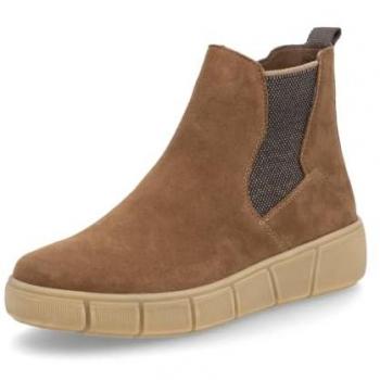 Remonte Damen Chelsea Stiefelette Braun Flach mit Reißverschluss Größe 36