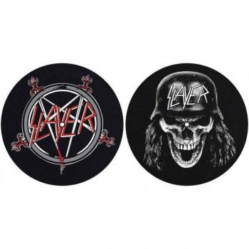 Tapis de support platine Noir/rouge Slayer Pentagram Wehrmacht