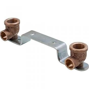 Viega Montagebalk soldeerfitting 15 mm x 1/2 Rp brons/rotguss