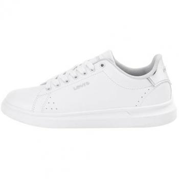 Levi’s Women’s Ellis Silver White Athletic Shoes – 41