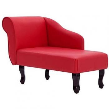 VidaXL Schlafliege Sessel – Loungesofa aus Kunstleder