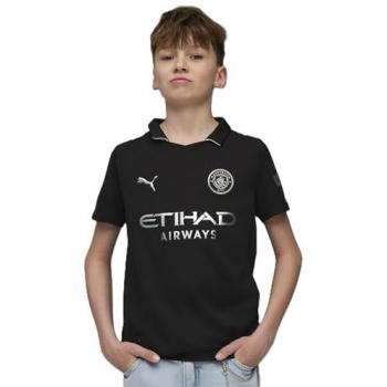 PUMA Abbigliamento Uomo Ragazzi Nero Manchester City 25/26