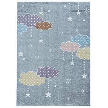 Homtex Kinderteppich 80 x 150 cm, rechteckig, 10 mm Kurzflor
