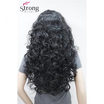 Boucle Longue Épaisse Perruque Synthétique Strong Beauty