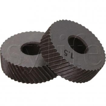 2 x HSS 1.5mm Pitch Coarse Knurl Wheel 26mm Dia