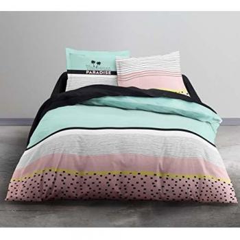 Housse de Couette Tropical Paradise 220x240 + 2 Taies d’Oreiller