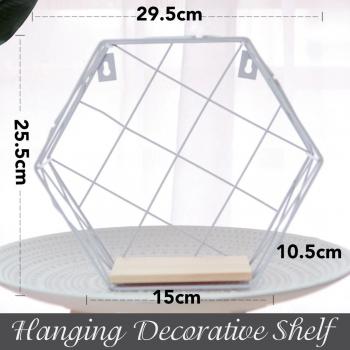 Estante de Pared Nórdico de Madera Colgante