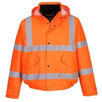 Cazadora de invierno con capucha y cintas reflectantes Hi-Vis S463