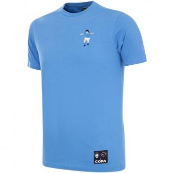 T-Shirt A-Maniche Corte Copa Napoli Maradona Embroidery
