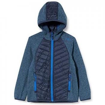 CMP Kinder Hybridjacke für Jungs – Kapuze, 104