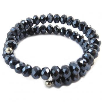 Elegantes Sissi-Armband in Schwarz