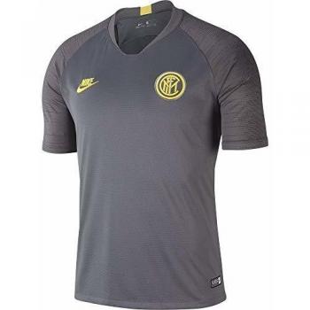 T-shirt Nike Inter M NK BRT Strk SS Tricot Homme, Gris/Jaune
