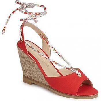 BLONDIE Sandals by Petite Mendigote in Red for Women