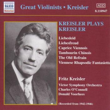 Kreisler plays Kreisler