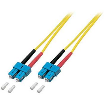 EFB-Elektronik Duplex Jumper SC-SC 9/125µ, OS2, LSZH, gelb, 3.0mm, 1m