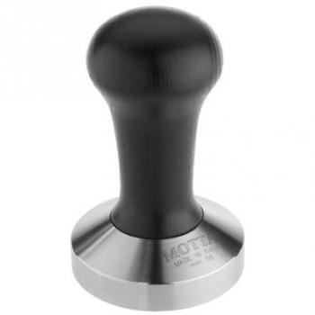 Presse à café Motta 8100/B plat acier inox, poignée bois sombre, 58 mm