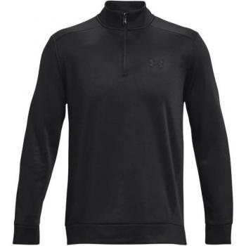 Under Armour Men's Armour Fleece 1/4 Zip Sweatshirt, Size: Large, Color: Black/Black