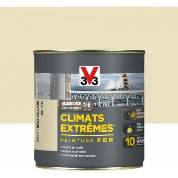 Rivestimento in vernice per metalli Outdoor Extreme Climats® V33 tonalità bianco calce lucido