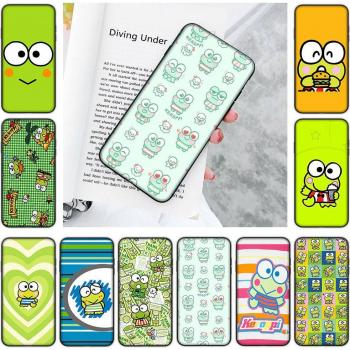 JZ9 Keroppi Black Sofe Case for Samsung Galaxy S23
