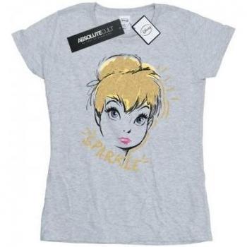 T-shirt blanc Tinkerbell en coton pour femmes XL