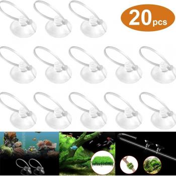 Kit de maintien aquatique 20× – ventouses, câbles ajustables, support jardin, nid de mousse