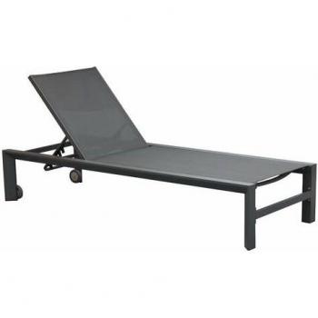 Lettino Prendisole Amicasa BHR 1073KD – Variante Bianco e Antracite