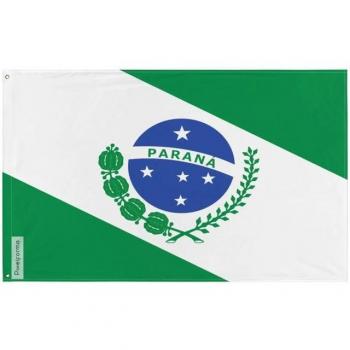 Paraná Flag, 60x90cm, Polyester, Double‑Sided Print, Ironed Eyelets