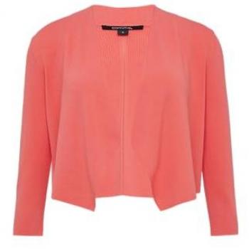Verkürzte Ajour‑Details Feinstrickjacke „Comma“, Damen L – 2164319