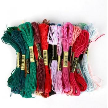 24/36 Colors Cotton Floss for Sewing and Embroidery