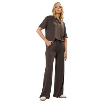 Long Tall Sally 8XL Chocolate Wide-Leg Pants