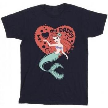 T-shirt pour filles Disney La Petite Sirène Amour de Papa