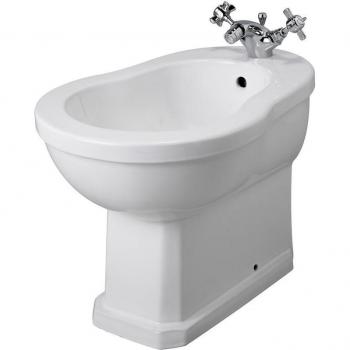 Bidet a Terra Hudson Reed Ceramica Bianca 405×390 mm – Design Classico