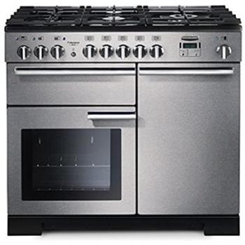 Rangemaster 97550 Professional Deluxe 100cm Dual Fuel Cooker Stainless Steel