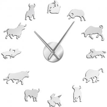 Stierkämpfer Wanduhr Dekorationsaufkleber