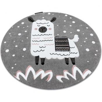 Tappeto rotondo 140 cm petit lama grey