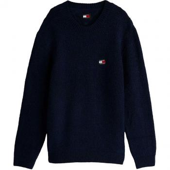Tommy Jeans Herrenpullover in Waffelstruktur
