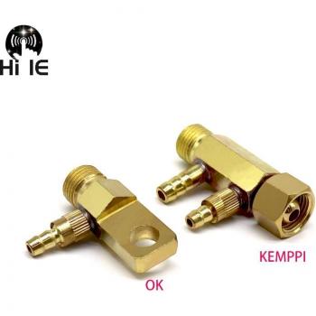 Soplete TIG WP18: Adaptador de Gas Refrigerado y Conector Rápido