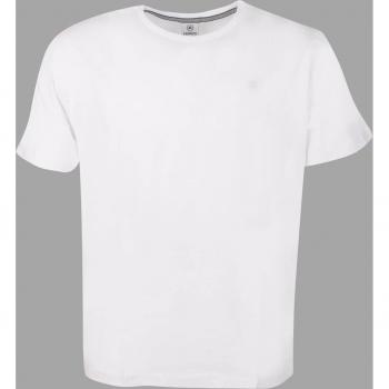 Lerros Herren Basic T-Shirt, Weiß, Größe M