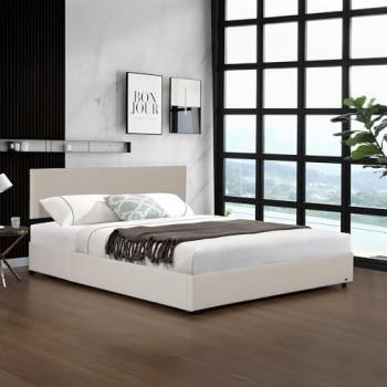 Somier Abatible Juvá 180x200cm, Tela Beige Corium