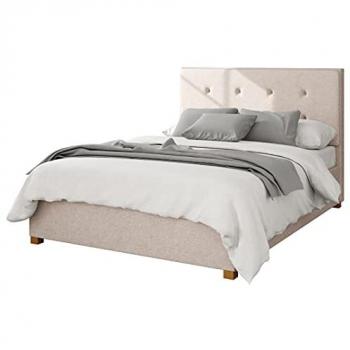 Unisex Presley Super King Storage Ottoman – Saxon Twill Fabric